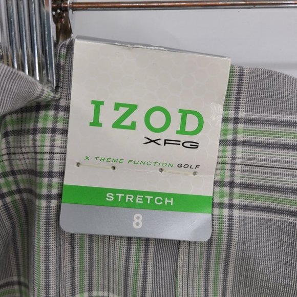 Izod XFG Plaid Skort Mini Pleaded Golf Skirt - Picture 8 of 10